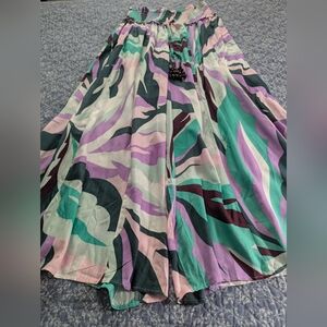 True Destinations Tropical Wide Leg Pants